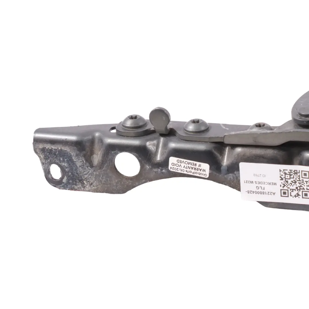 Hood Bonnet Right O/S Hinge Flint Grey Metallic - 368 to Mercedes W221 with Part number A2218800428 Mercedes W221 Hood Bonnet Right O/S Hinge Flint Grey Metallic - 368 - SKU A2218800428-FLG - Part number A2218800428