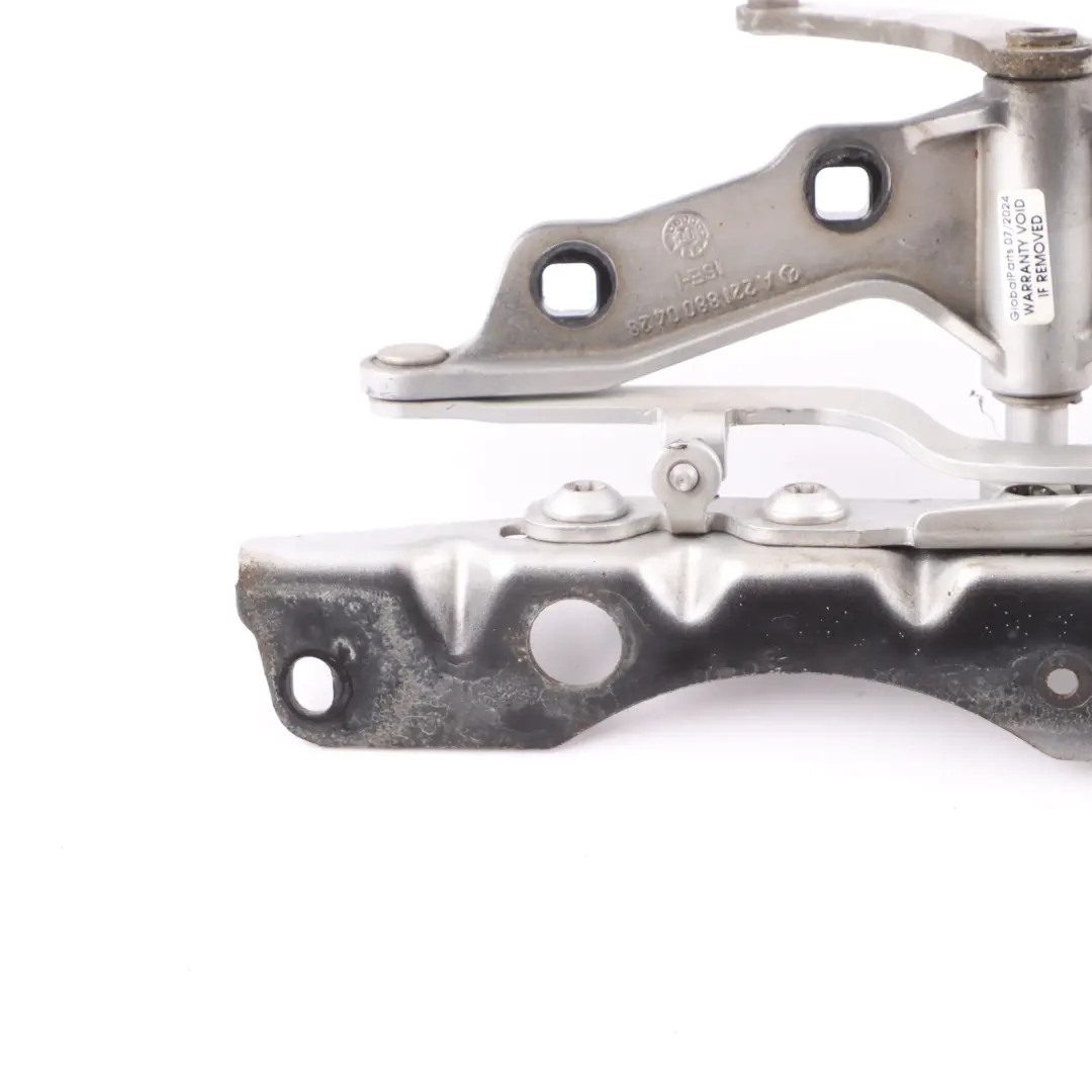 Mercedes W221 Hood Bonnet Right O/S Hinge Iridium Silver Metallic - 775 - SKU A2218800428-IRS - Part number A2218800428