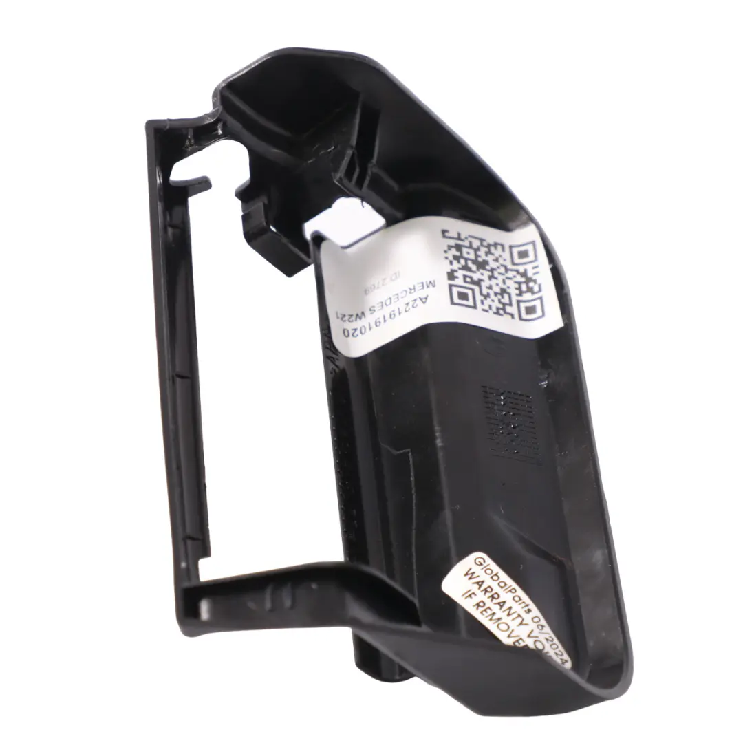 Mercedes W221 Asiento Delantero Cubre Panel Interior Derecho Negro - SKU A2219191020 - Número de pieza A2219191020