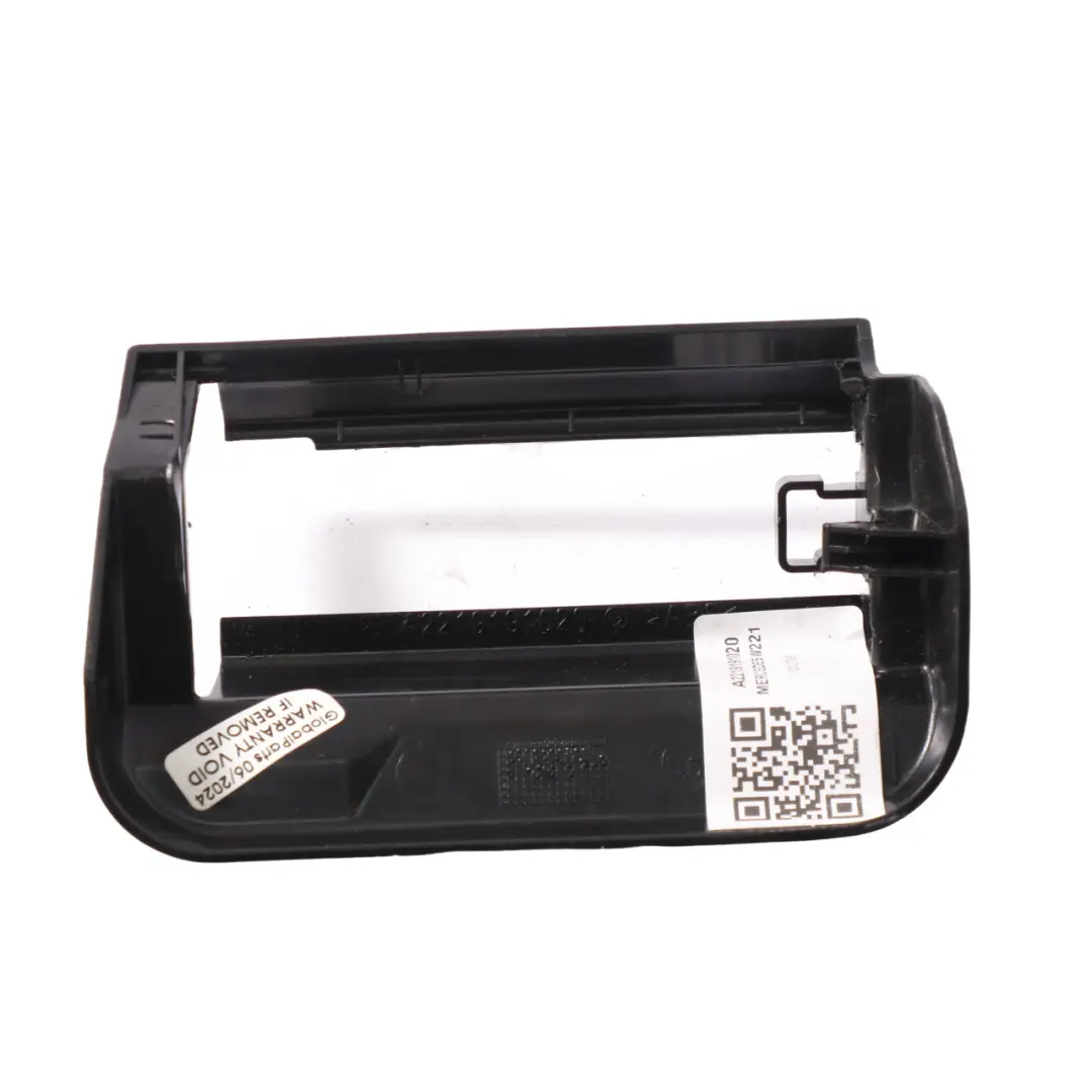 Mercedes W221 Front Seat Cover Panel Trim Inside Right O/S Black - SKU A2219191020 - Part number A2219191020