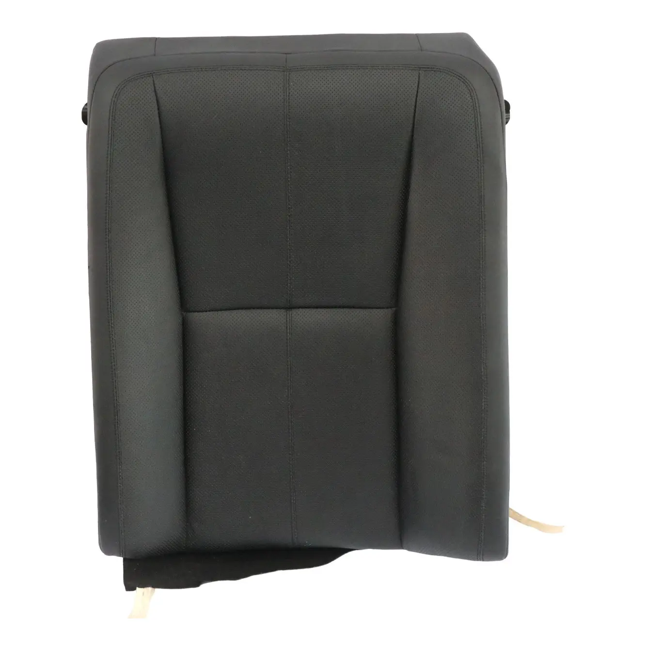 Mercedes W221 Respaldo Asiento Trasero Izquierdo Tapa Panel Cuero Nappa Negro