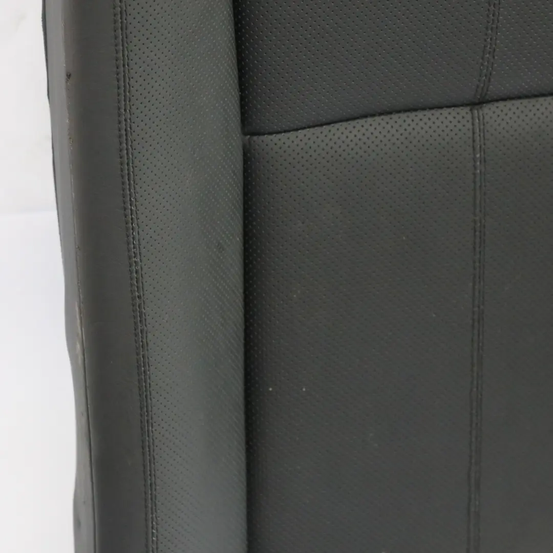 Mercedes W221 Rear Seat Backrest Left N/S Cover Panel Nappa Leather Black - SKU A2219201347 - Part number A2219201347