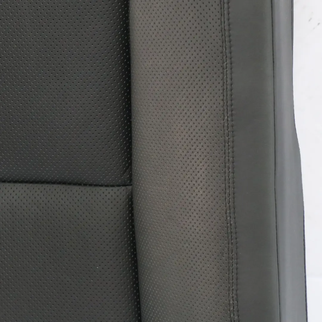 Mercedes W221 Respaldo Asiento Trasero Izquierdo Tapa Panel Cuero Nappa Negro - SKU A2219201347 - Número de pieza A2219201347