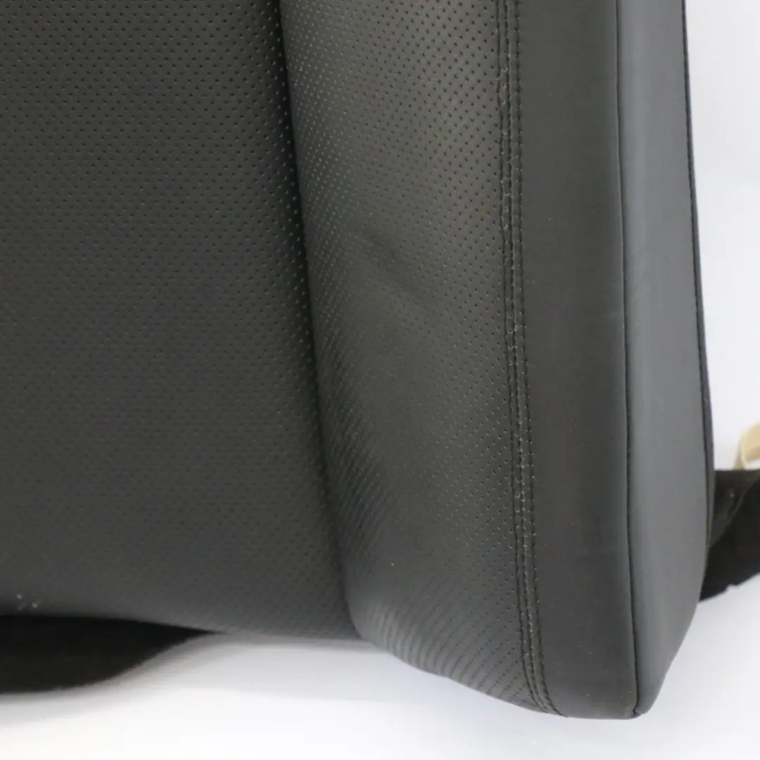 Mercedes W221 Rear Seat Backrest Left N/S Cover Panel Nappa Leather Black - SKU A2219201347 - Part number A2219201347