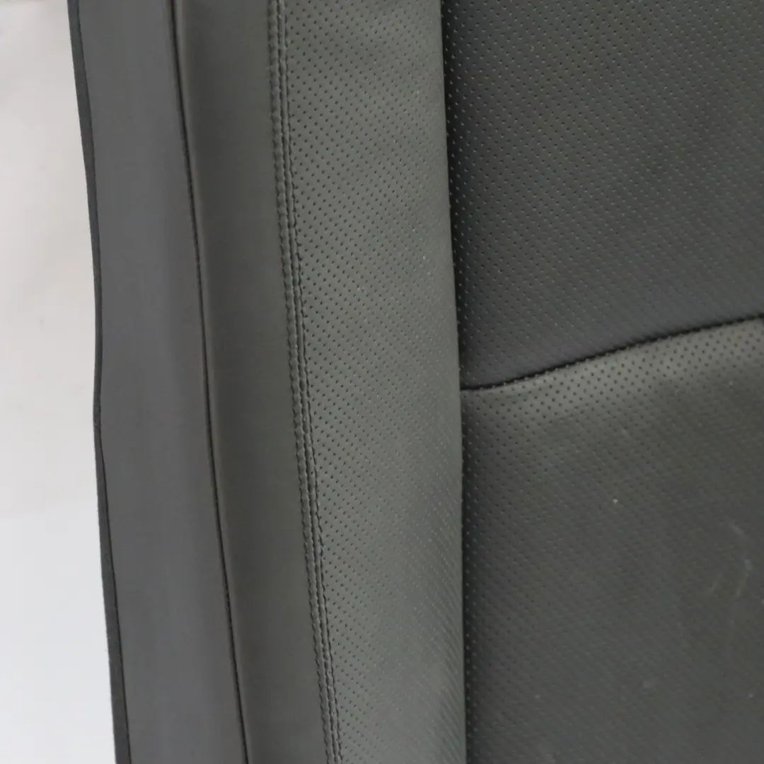 Mercedes W221 Rear Seat Backrest Right O/S Cover Panel Nappa Leather Black - SKU A2219201447 - Part number A2219201447