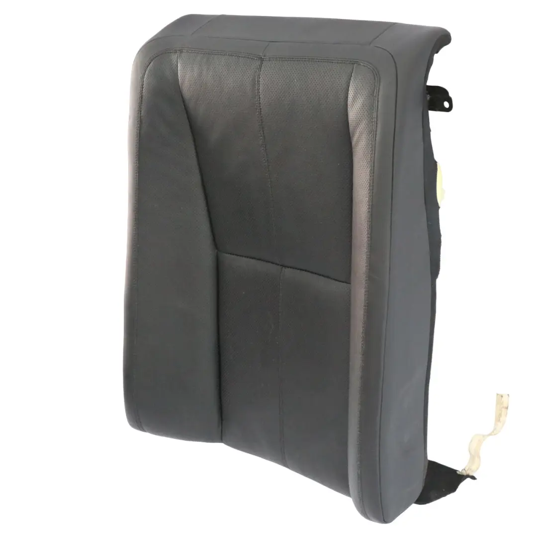 Mercedes W221 Rear Seat Backrest Right O/S Cover Panel Nappa Leather Black - SKU A2219201447 - Part number A2219201447