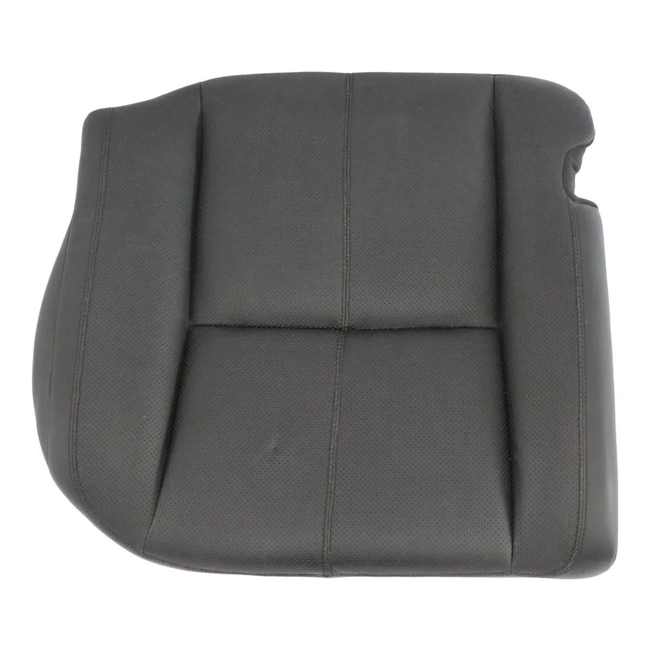 Mercedes W221 Coussin de siège arrière droit en cuir Nappa noir