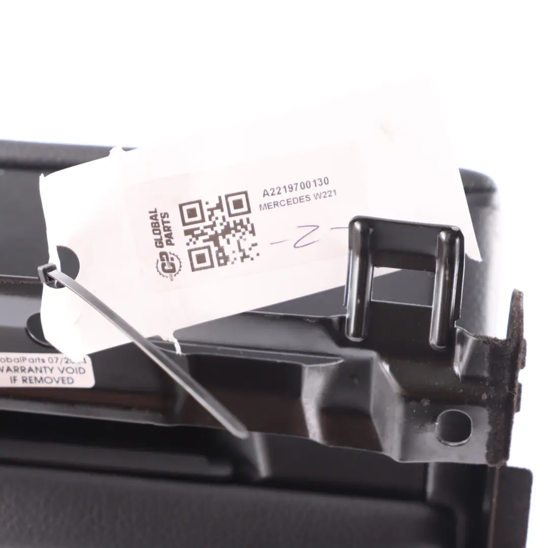Mercedes W211 Rear Armrest Backrest Rear Seat Arm Rest Black Leather - SKU A2219700130 - Part number A2219700130