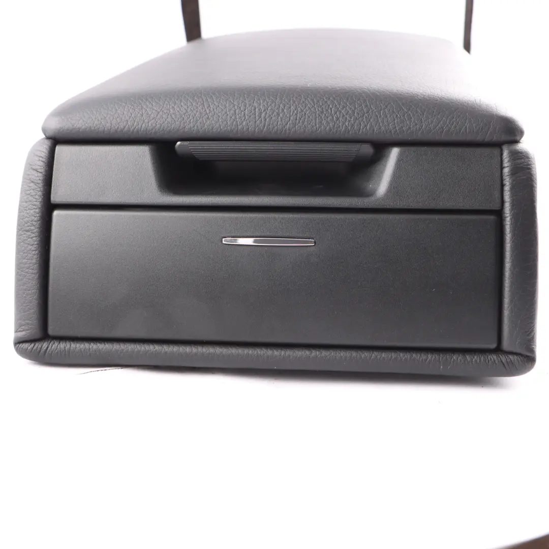 Mercedes W211 Rear Armrest Backrest Rear Seat Arm Rest Black Leather - SKU A2219700130 - Part number A2219700130