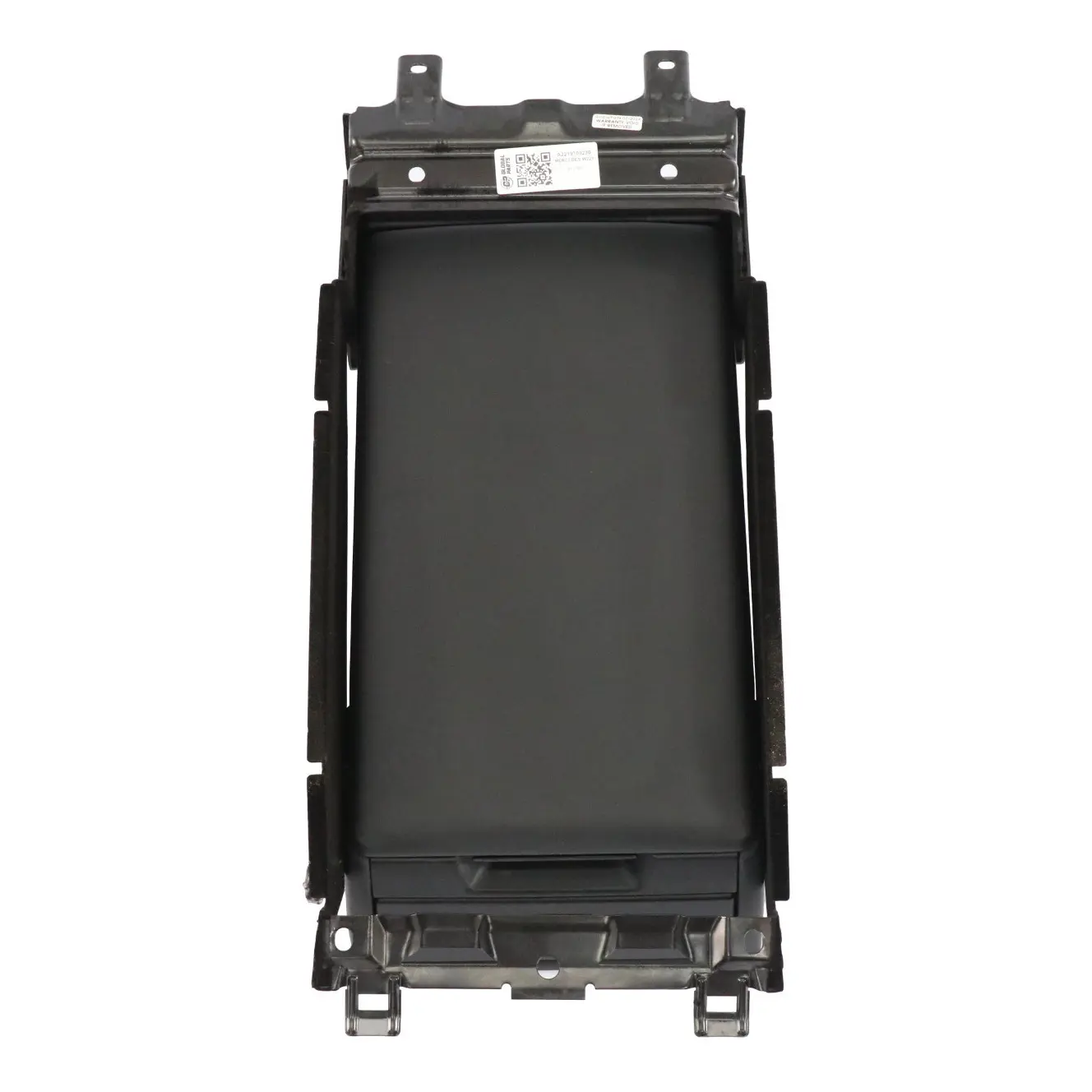 Mercedes W221 Siège arrière central Accoudoir électrique Porte gobelet Cuir noir