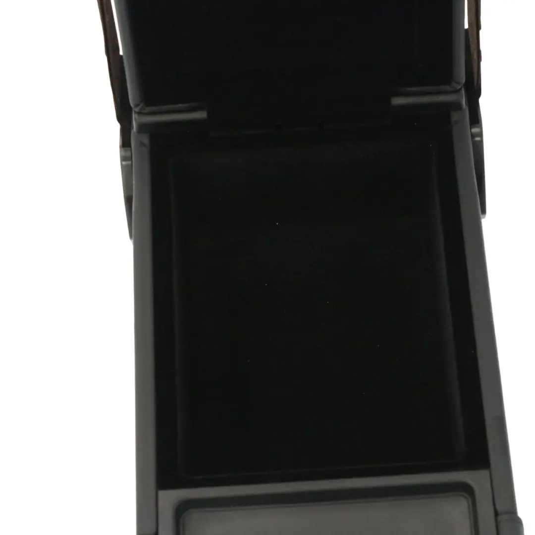 Mercedes W221 Sedile posteriore Bracciolo elettrico Portabicchieri in pelle nera - SKU A2219700230 - Numero di parte A2219700230