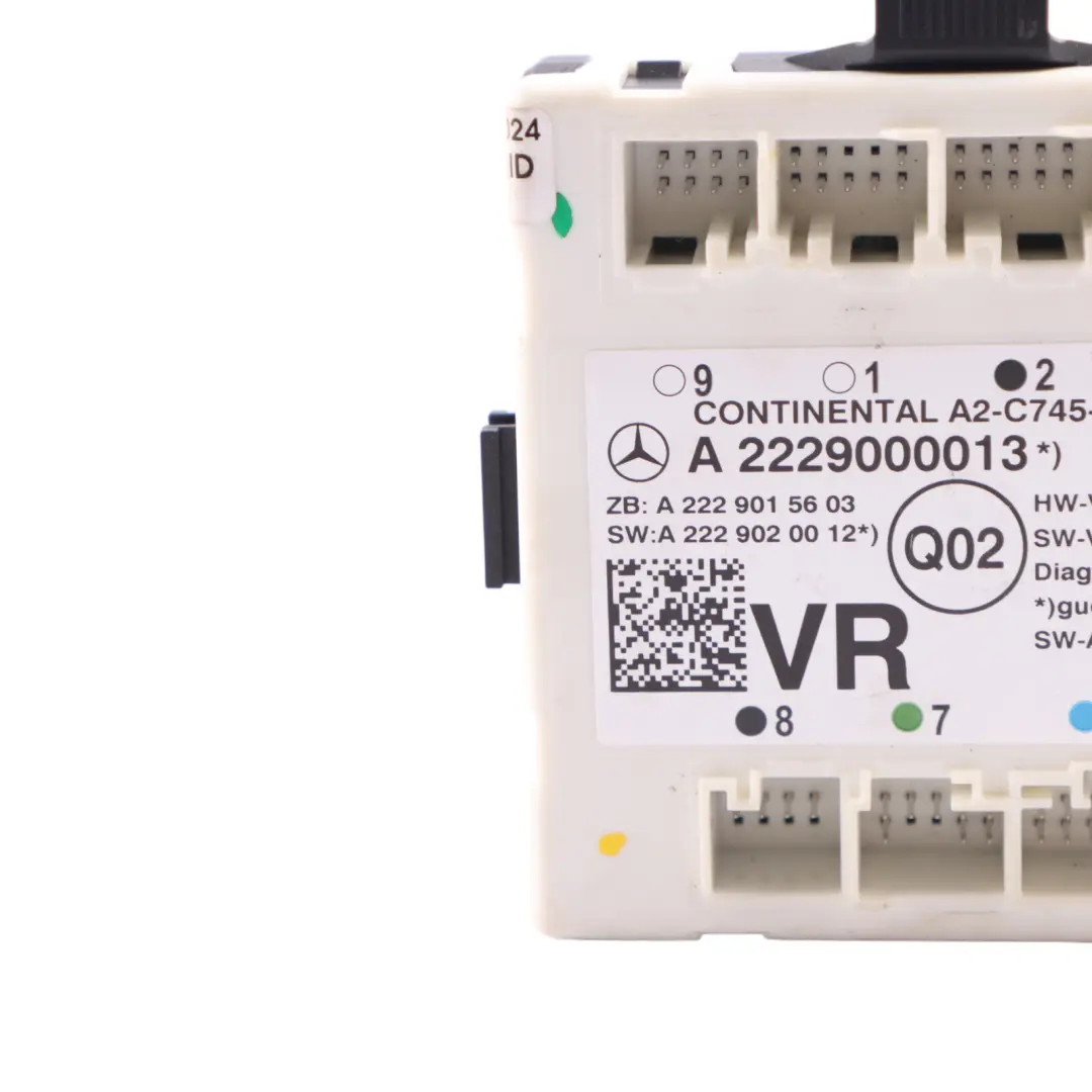  Tür Modul Mercedes W205 X253 Vordertür Rechts Steuergerät - SKU A2229000013 - Teilenummer A2229000013