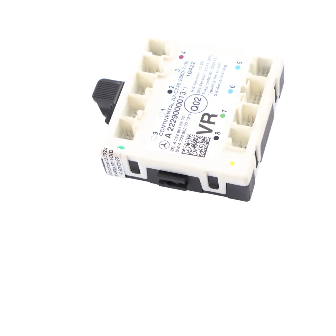 Módulo de puerta Mercedes W205 X253 Puerta delantera derecha control para con número de pieza A2229000013 Módulo de puerta Mercedes W205 X253 Puerta delantera derecha control - SKU A2229000013 - Número de pieza A2229000013