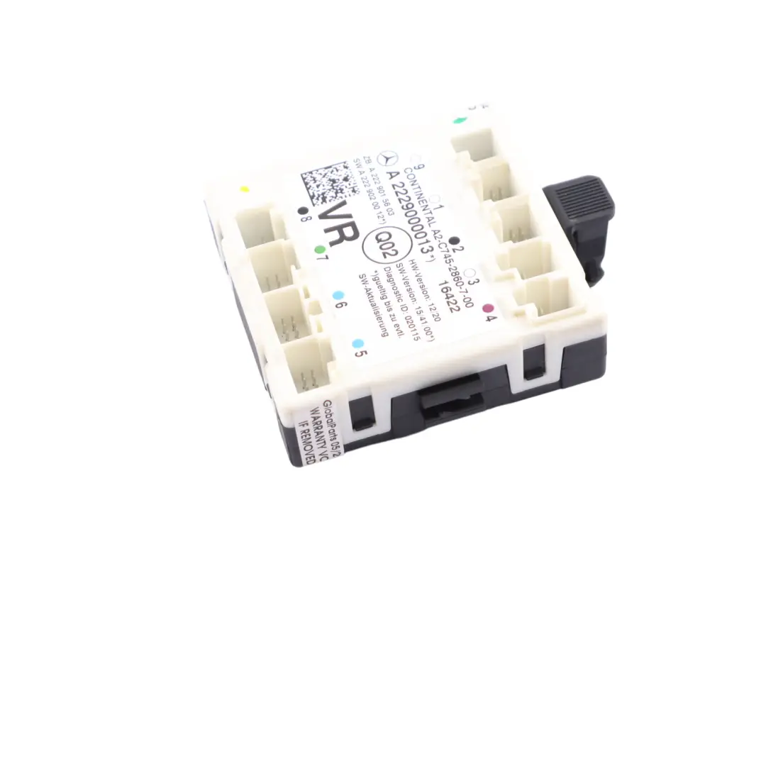 Door Module Mercedes W205 X253 Front Door Right O/S Control Unit to with Part number A2229000013 Door Module Mercedes W205 X253 Front Door Right O/S Control Unit - SKU A2229000013 - Part number A2229000013