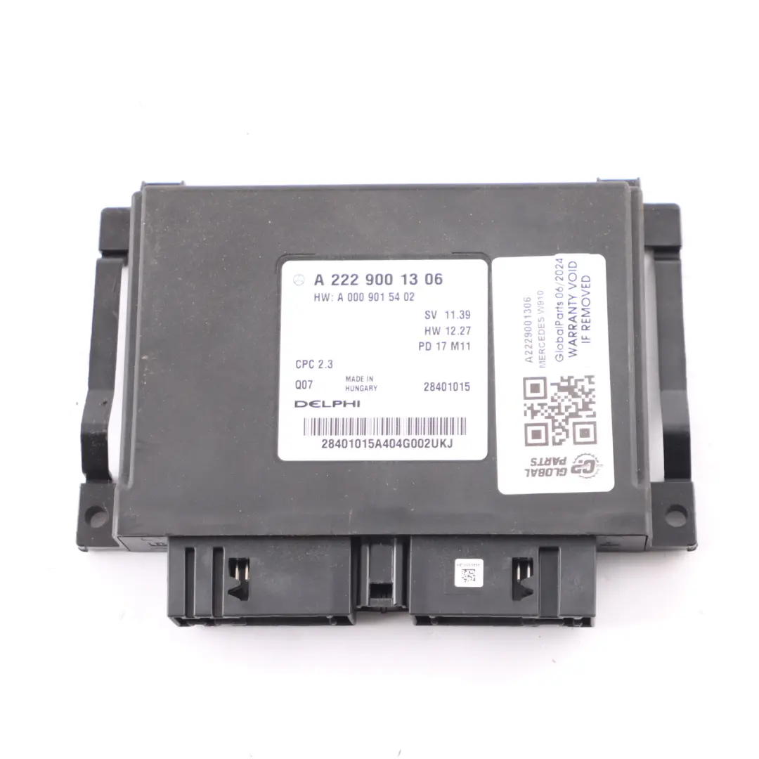 Modulo cambio Trasmissione Unità di controllo di base per Mercedes W910 con numero di parte A2229001306 Mercedes W910 Modulo cambio Trasmissione Unità di controllo di base - SKU A2229001306 - Numero di parte A2229001306