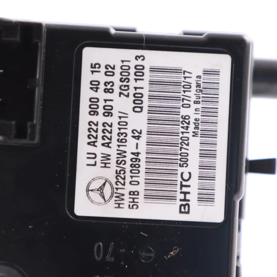 Con Conditioning Module A/C Climate Control Unit to Mercedes W205 Air with Part number A2229004015 Mercedes W205 Air Con Conditioning Module A/C Climate Control Unit - SKU A2229004015 - Part number A2229004015