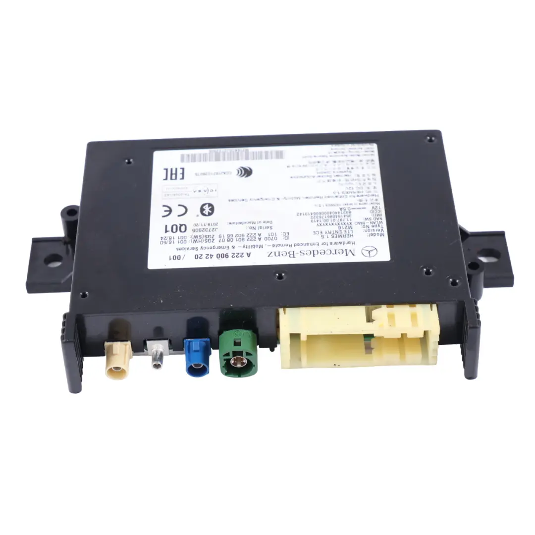 Modulo di comunicazione LTE Telefono Bluetooth per Mercedes GLC X253 con numero di parte A2229004220 Mercedes GLC X253 Modulo di comunicazione LTE Telefono Bluetooth - SKU A2229004220 - Numero di parte A2229004220