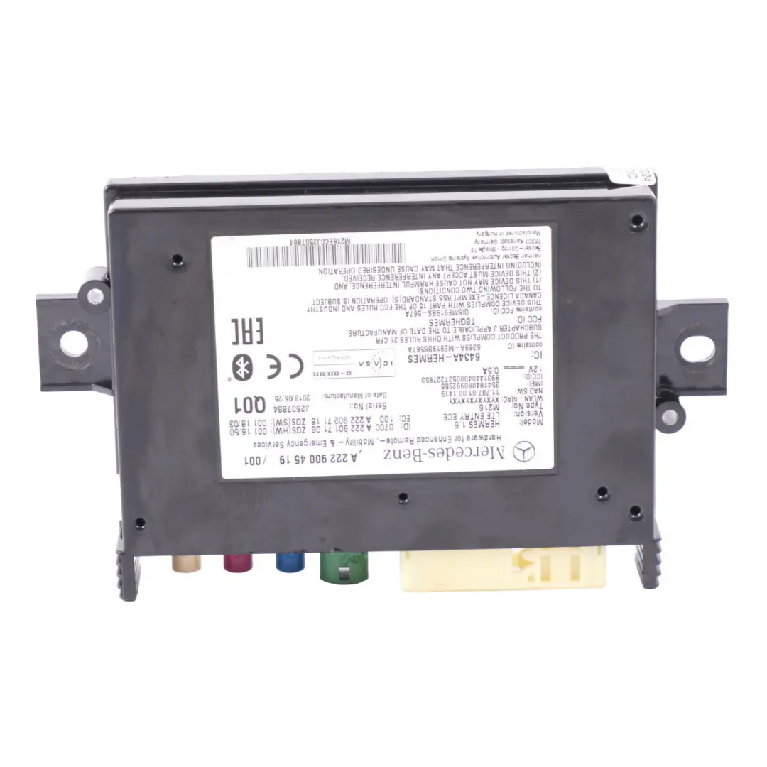 Moduł Sterownik Komunikacji Hermes LTE do Mercedes R172 C117 W176 o numerze A2229004519 Mercedes R172 C117 W176 Moduł Sterownik Komunikacji Hermes LTE - SKU a2229004519 - Numer Części A2229004519