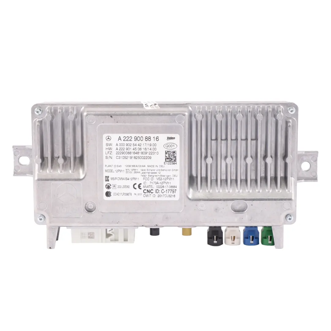 Einparksteuergerät Kamera Ansicht Modul ECU Parktronic A0009006418 für Mercedes W213 mit Teilenummer A2229008816 Mercedes W213 Einparksteuergerät Kamera Ansicht Modul ECU Parktronic A0009006418 - SKU A2229008816 - Teilenummer A2229008816