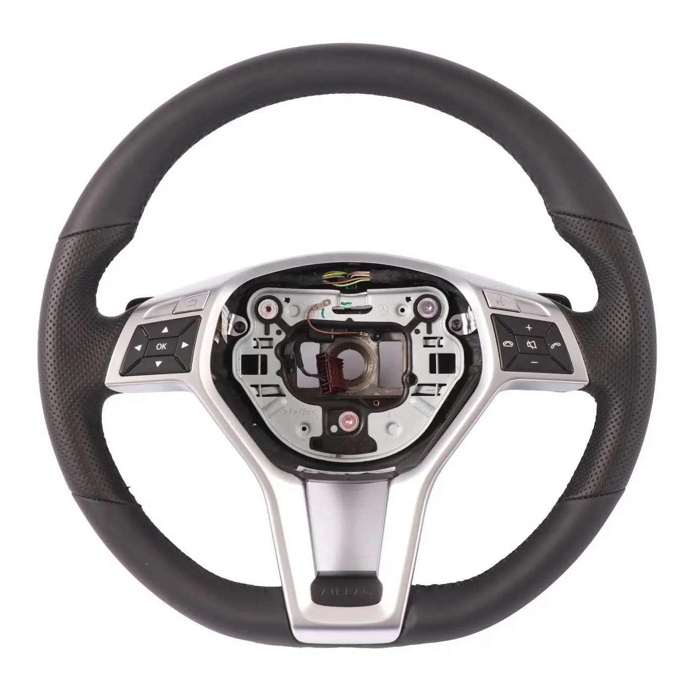 Mercedes SLK R172 NEU Schwarzes Leder Lenkrad Multifunktions Paddel Schaltung
