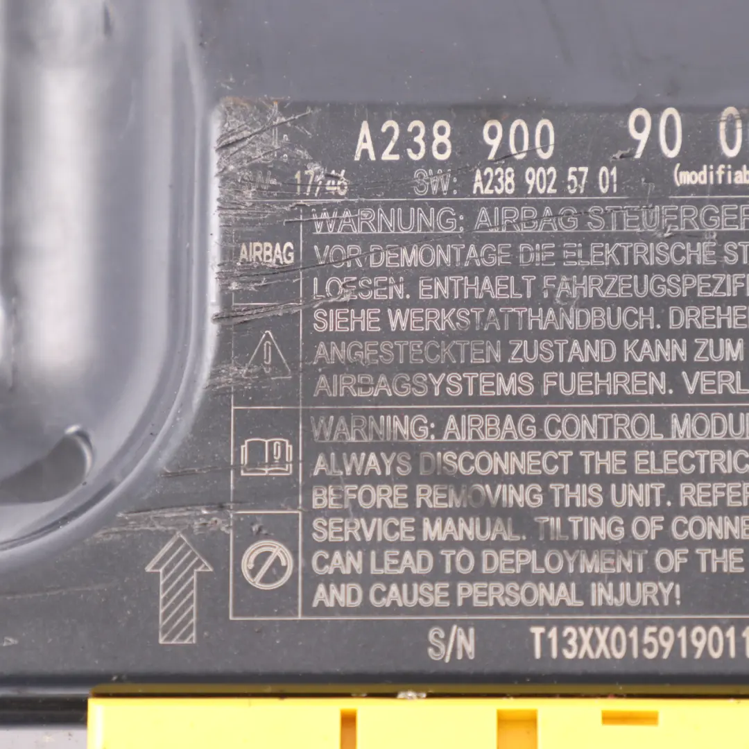  Module d'air Mercedes A205 A238 A217 SRS Unité contrôle protection - SKU A2389009000 - Numéro de pièce A2389009000