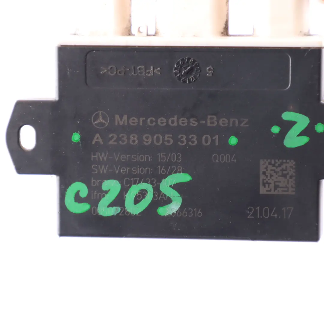  Heck Klappe Koffer Raum Mercedes X117 X156 W205 Hinten Steuergerät - SKU A2389053301 - Teilenummer A2389053301