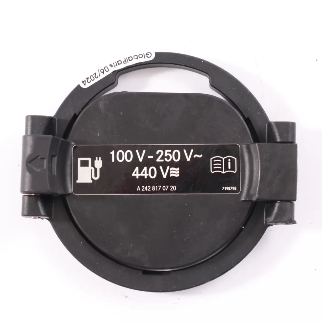 Charging Port Frame Cap Cover to Mercedes GLC 300e X253 Coupe Hybrid with Part number A0025461135 Mercedes GLC 300e X253 Coupe Hybrid Charging Port Frame Cap Cover - SKU A2428170720 - Part number A0025461135