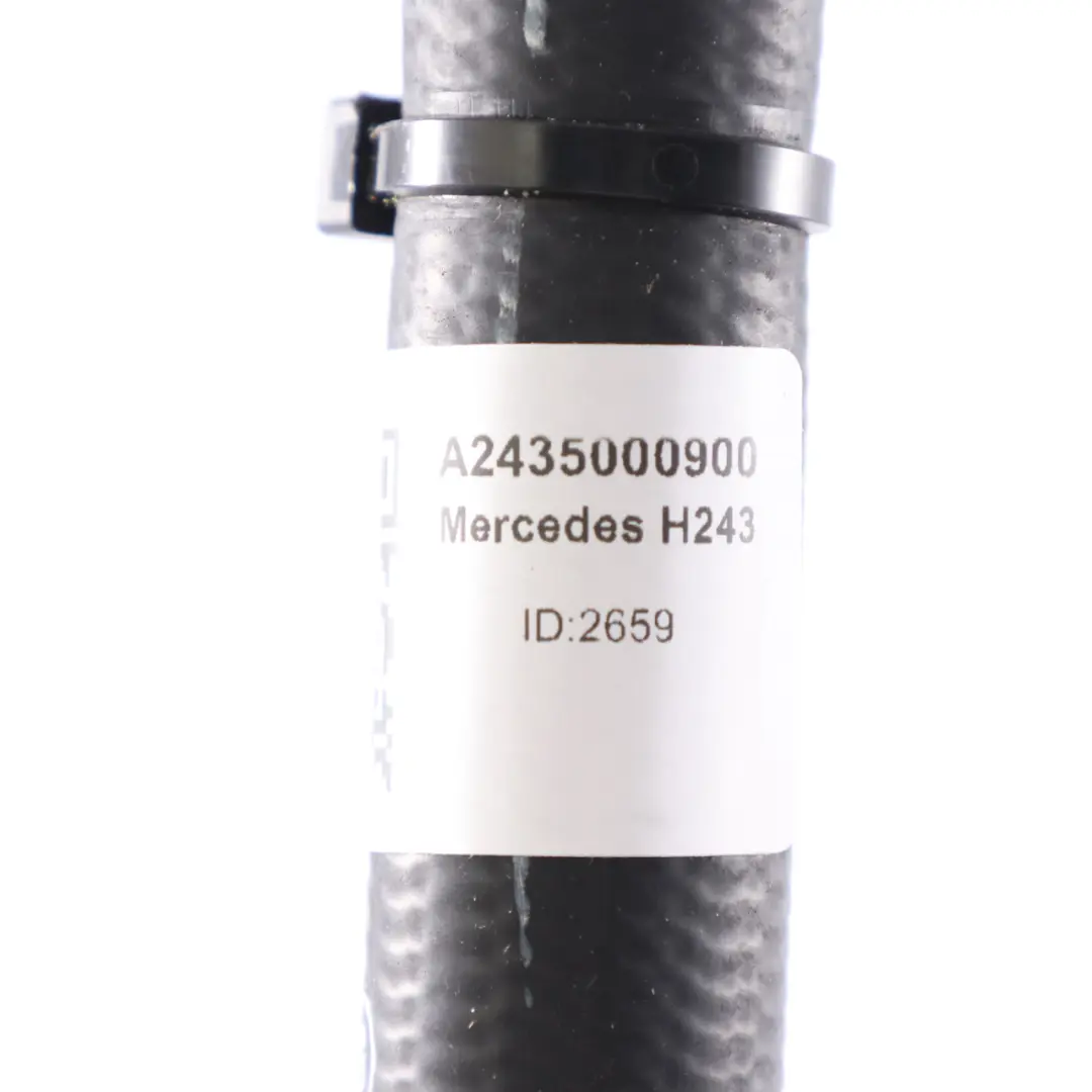 Water Hose Radiator Coolant Cooling Pipe Line to Mercedes H243 with Part number A2435000900 Mercedes H243 Water Hose Radiator Coolant Cooling Pipe Line - SKU A2435000900 - Part number A2435000900