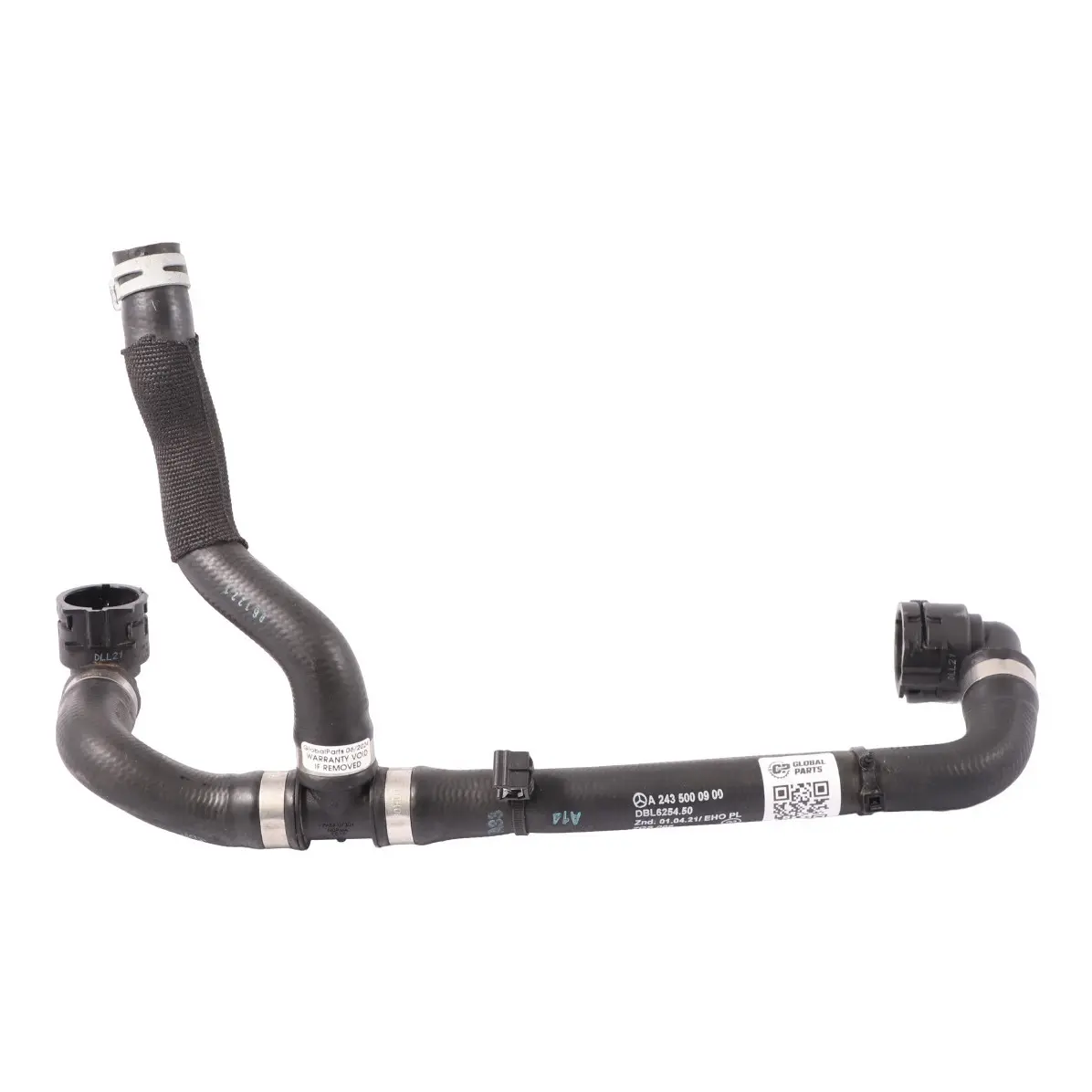 Mercedes H243 Water Hose Radiator Coolant Cooling Pipe Line A2435000900