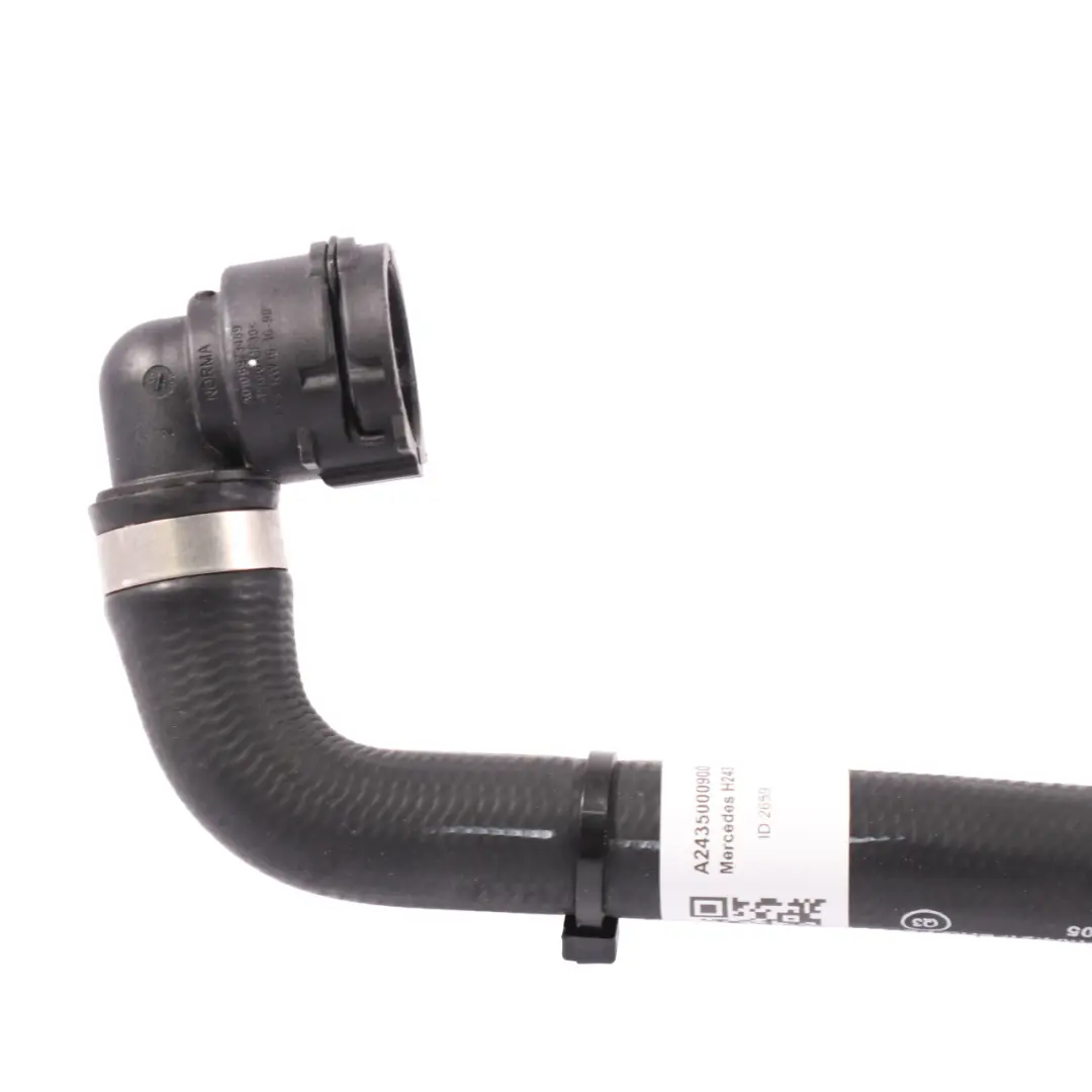 acqua tubo flessibile radiatore raffreddamento linea per Mercedes H243 con numero di parte A2435000900 Mercedes H243 acqua tubo flessibile radiatore raffreddamento linea - SKU A2435000900 - Numero di parte A2435000900