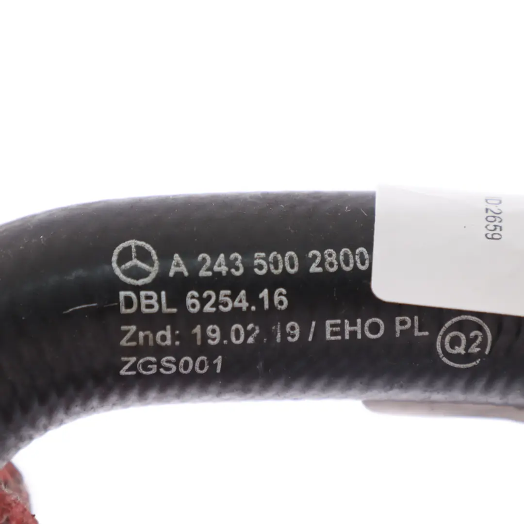 Mercedes H243 Water Hose Radiator Coolant Cooling Pipe Line Left N/S - SKU A2435002800 - Part number A2435002800