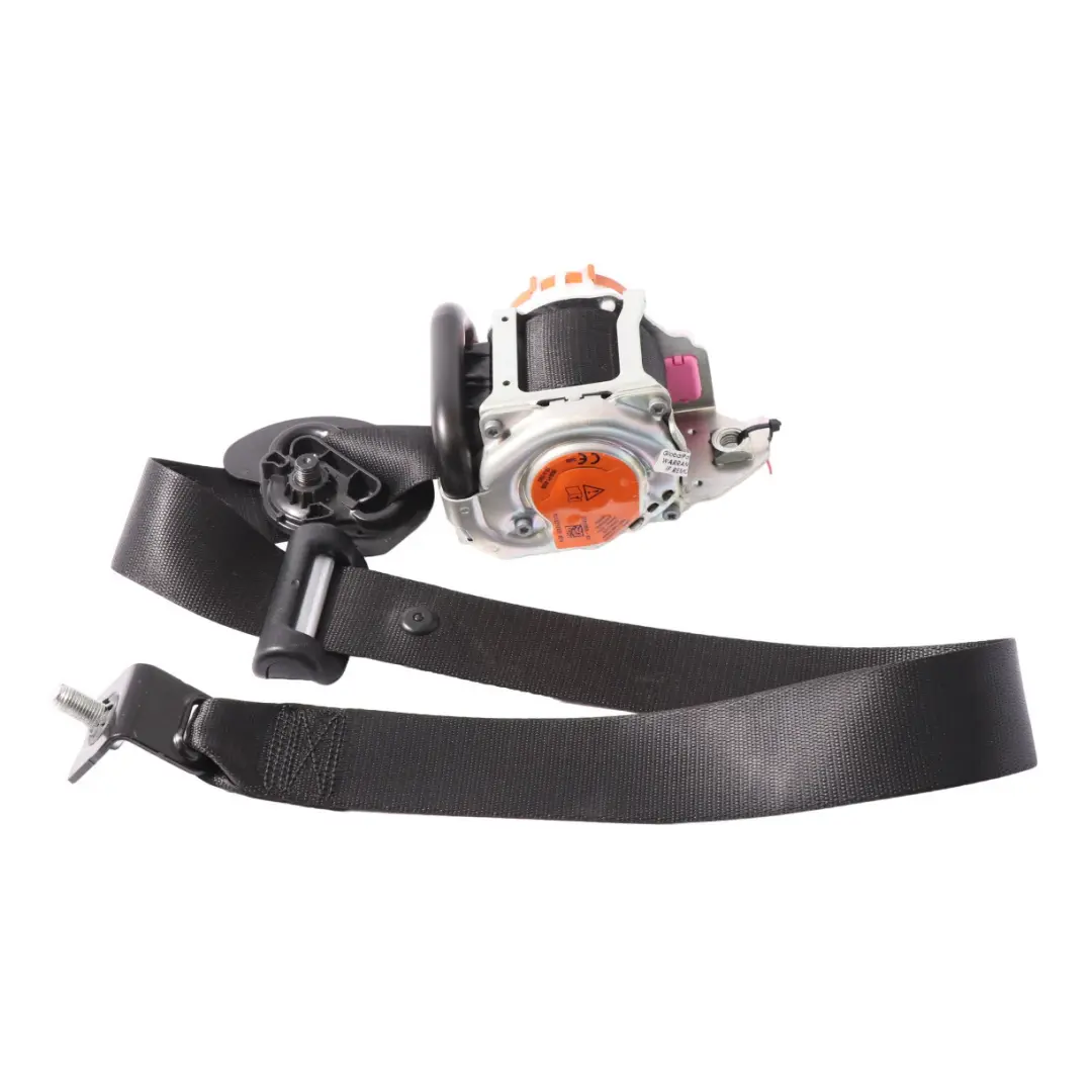 Mercedes H243 Seatbelt Front Right O/S Seat Safety Upper Belt Black - SKU A2438600200 - Part number A2438600200