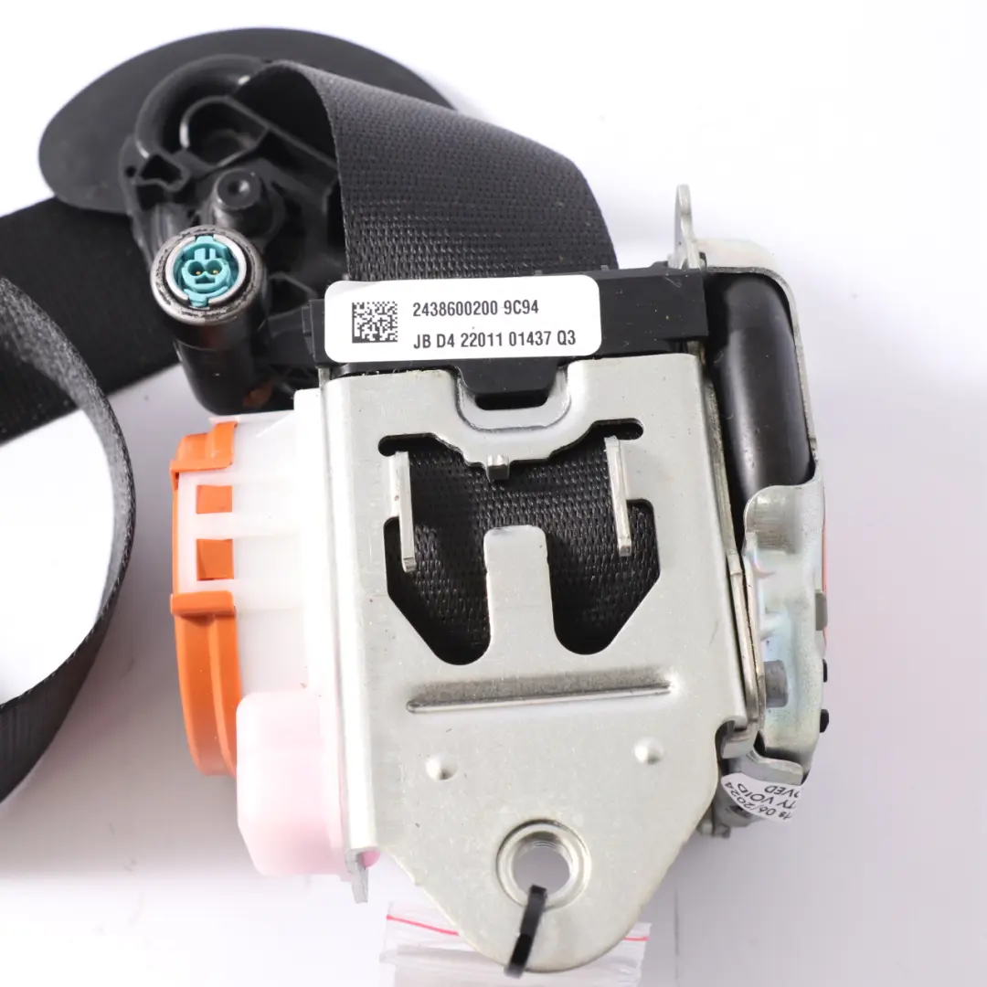 Pas Bezpieczeństwa Fotela Prawy Przedni Czarny do Mercedes H243 o numerze A2438600200 Mercedes H243 Pas Bezpieczeństwa Fotela Prawy Przedni Czarny - SKU A2438600200 - Numer Części A2438600200