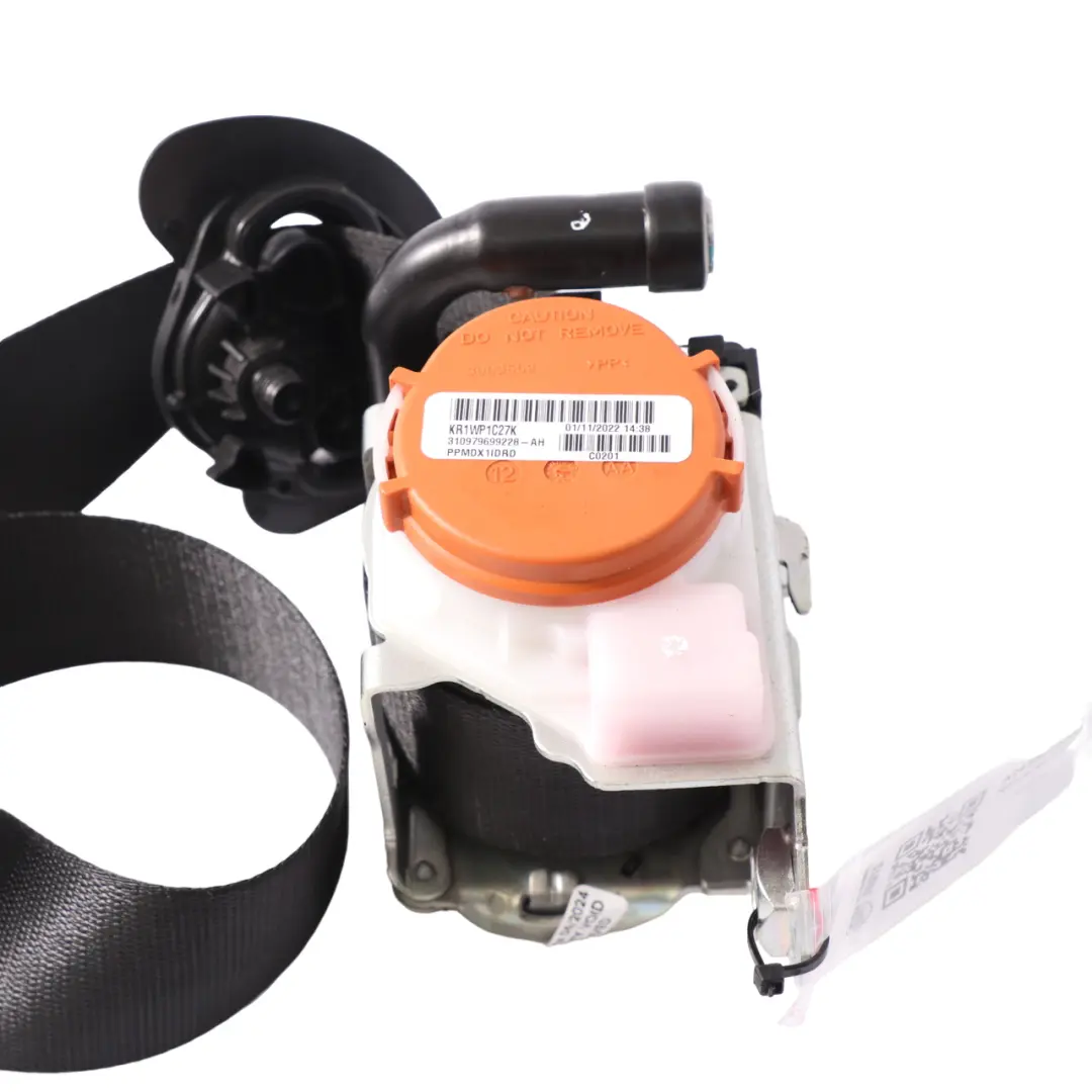 Mercedes H243 Cinturón de seguridad delantero derecho superior Negro - SKU A2438600200 - Número de pieza A2438600200