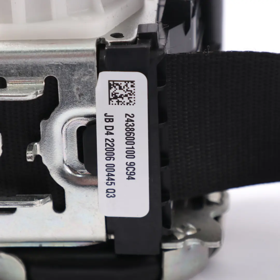Mercedes H243 Ceinture sécurité supérieure siège avant gauche Noir - SKU A2438600100 - Numéro de pièce A2438800100