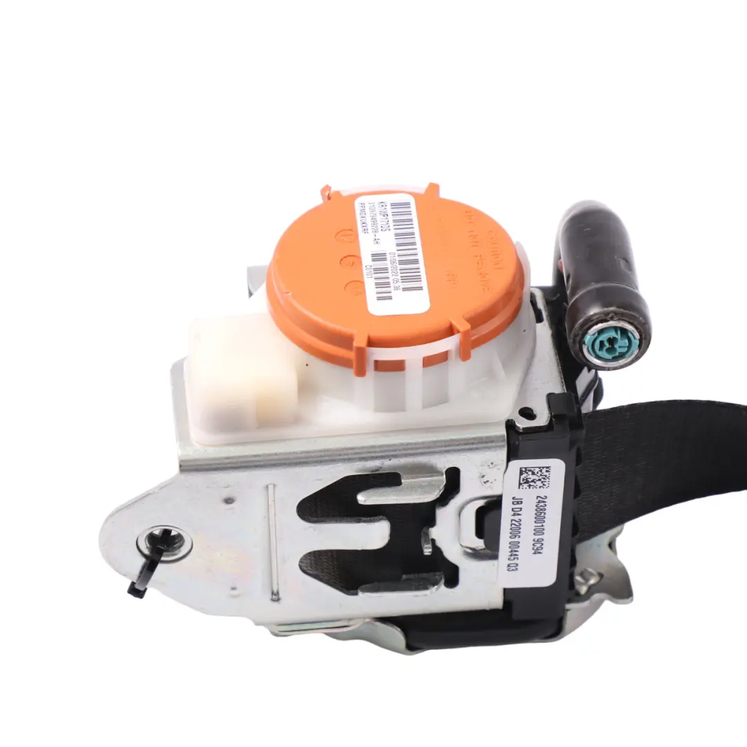 Ceinture sécurité supérieure siège avant gauche Noir pour Mercedes H243 à propos du numéro de pièce A2438800100 Mercedes H243 Ceinture sécurité supérieure siège avant gauche Noir - SKU A2438600100 - Numéro de pièce A2438800100