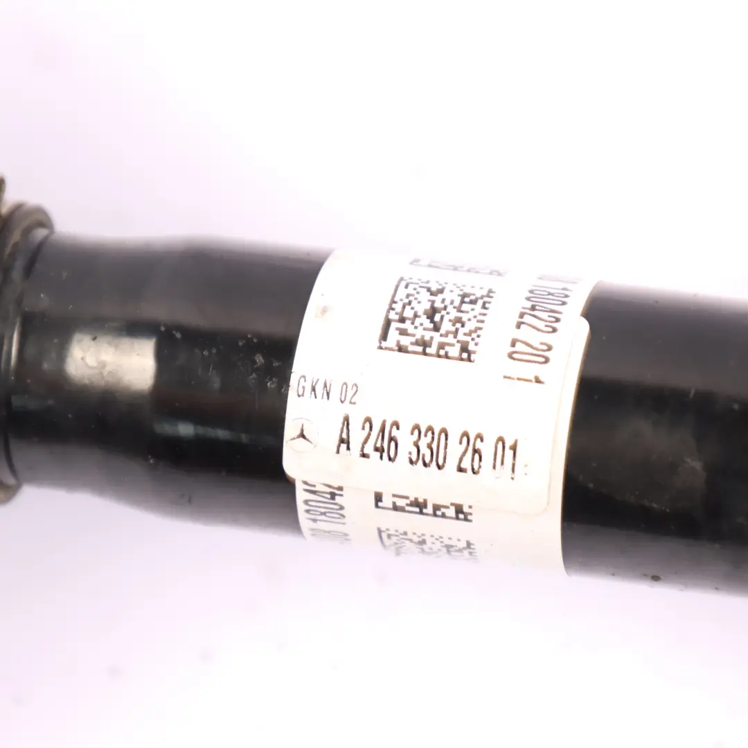 Shaft Mercedes W117 W176 W246 Front Right O/S Driveshaft to Drive with Part number A2463302601 Drive Shaft Mercedes W117 W176 W246 Front Right O/S Driveshaft - SKU A2463302601 - Part number A2463302601