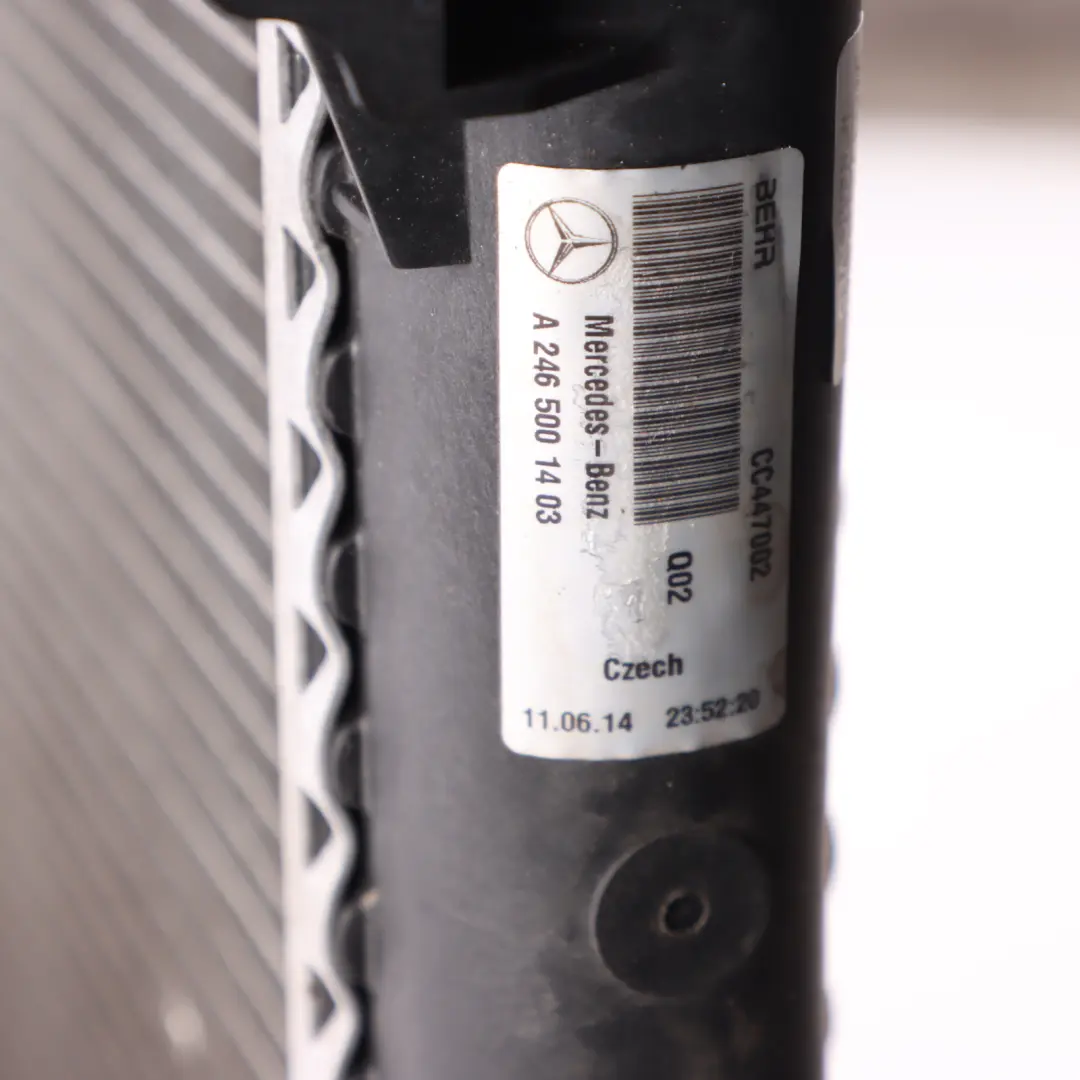 Cooling Radiator Water Cooler to Mercedes X156 Engine with Part number A2465001403 Mercedes X156 Engine Cooling Radiator Water Cooler - SKU A2465001403 - Part number A2465001403