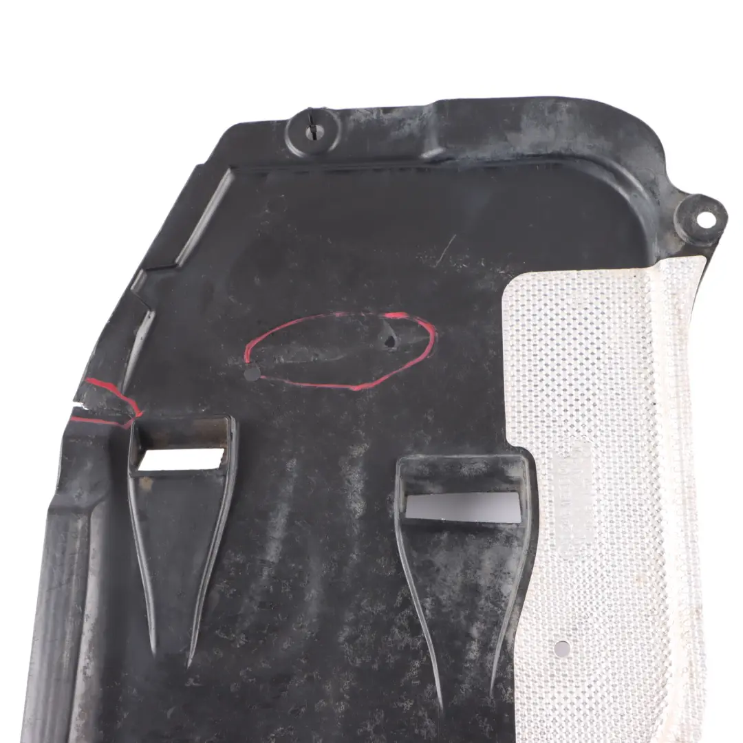 Under Tray Splash Guard Cover to Mercedes X156 Engine with Part number A2465201523 Mercedes X156 Engine Under Tray Splash Guard Cover - SKU A2465201523 - Part number A2465201523
