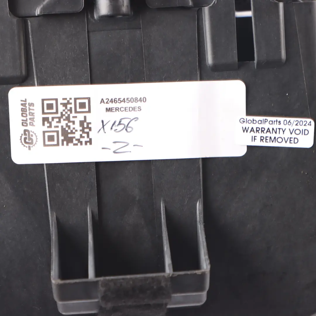 Holder Bracket Support Batteries Box to Mercedes GLA 250 X156 Battery with Part number A2465450840 Mercedes GLA 250 X156 Battery Holder Bracket Support Batteries Box - SKU A2465450840 - Part number A2465450840