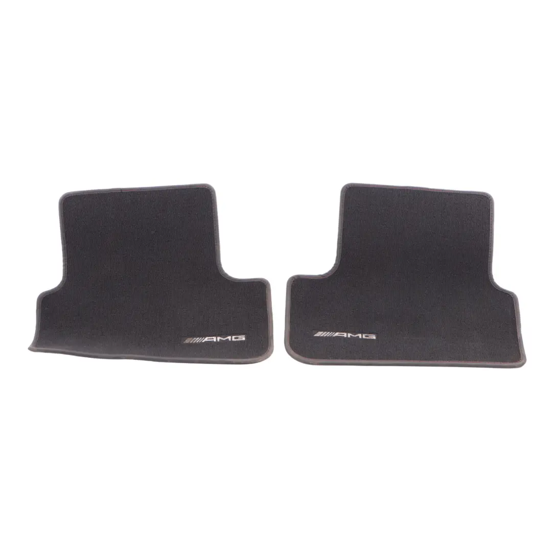 Floor Mats Set Interior Rear Left Right Cover to Mercedes W176 AMG with Part number A2466803448 Mercedes W176 AMG Floor Mats Set Interior Rear Left Right Cover - SKU A2466803448 - Part number A2466803448