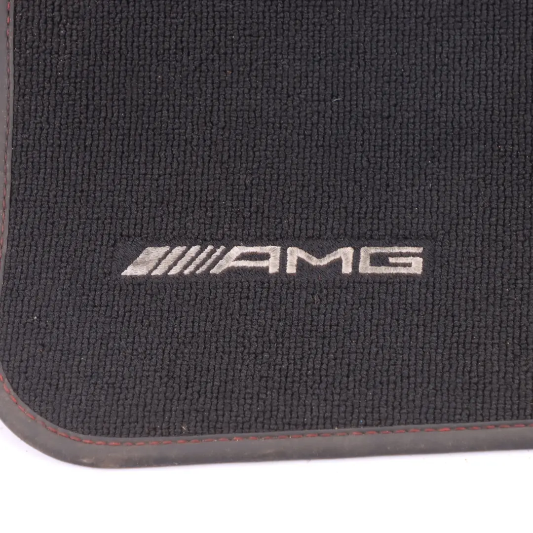 Mercedes W176 AMG Floor Mats Set Interior Rear Left Right Cover - SKU A2466803448 - Part number A2466803448