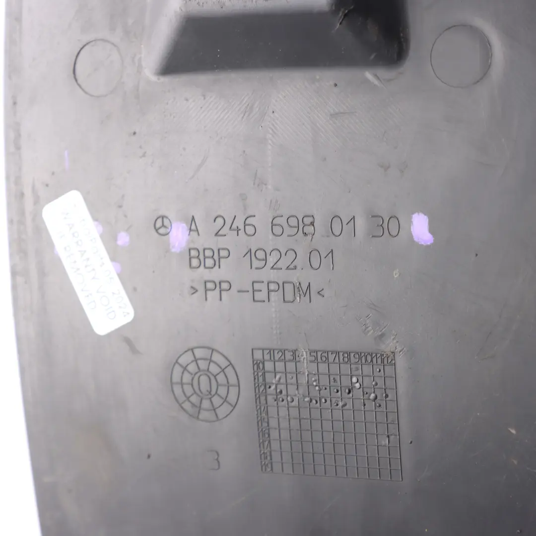 Mercedes W176 Aile Intérieur Cache Fond Avant Gauche - SKU A2466980130 - Numéro de pièce A2466980130