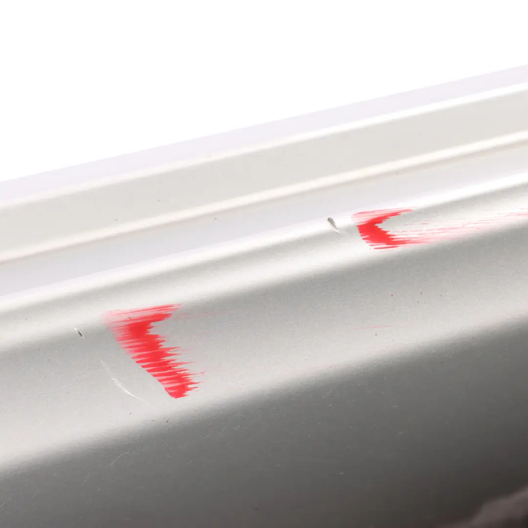 Side Skirt Right O/S Door Sill Cover W117 W246 Polar Silver - 761 to Mercedes W176 with Part number A2466980654 Mercedes W176 Side Skirt Right O/S Door Sill Cover W117 W246 Polar Silver - 761 - SKU A2466980654-PLS1 - Part number A2466980654