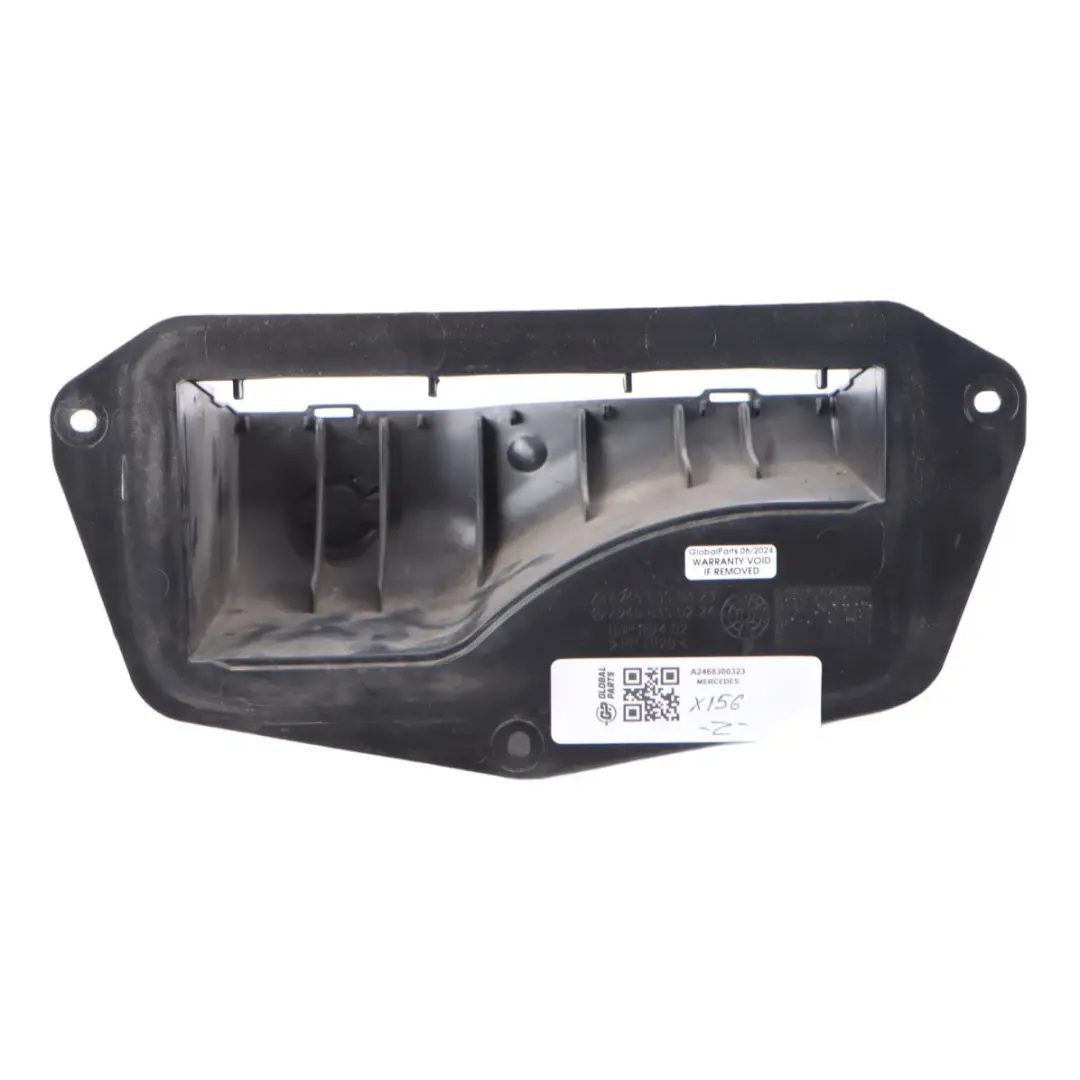 Front Air Vent Duct Left N/S Cabin Ventilation to Mercedes GLA X156 with Part number A2468300224 Mercedes GLA X156 Front Air Vent Duct Left N/S Cabin Ventilation - SKU A2468300323 - Part number A2468300224