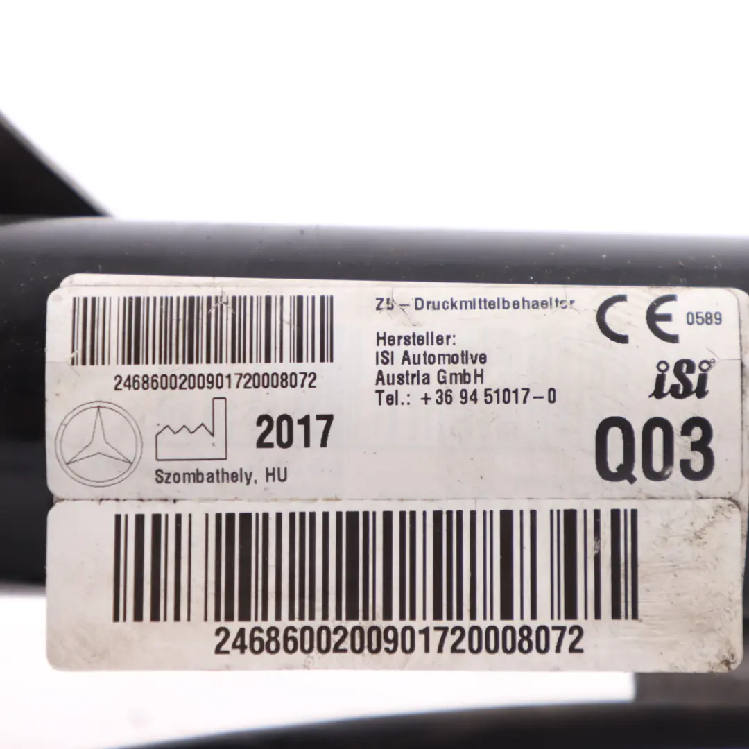 Mercedes W176 Bonnet Pressure Reservoir Tank Container Actuator A2468600200 - SKU A2468600020 - Part number A2468600020