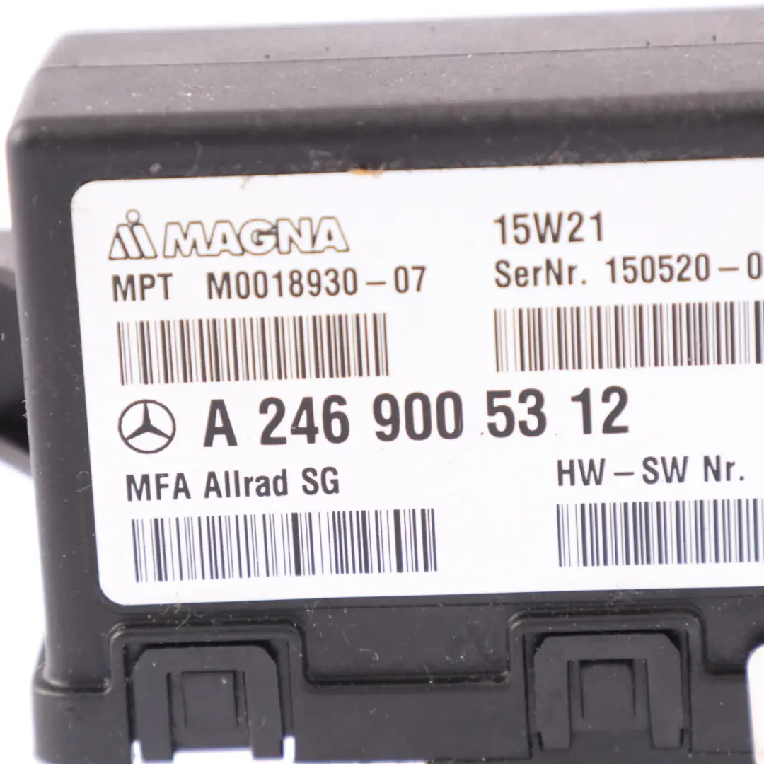 Module l'unité de contrôle des relais pour Mercedes X117 X156 W246 à propos du numéro de pièce A2469005312 Mercedes X117 X156 W246 Module l'unité de contrôle des relais - SKU A2469005312 - Numéro de pièce A2469005312