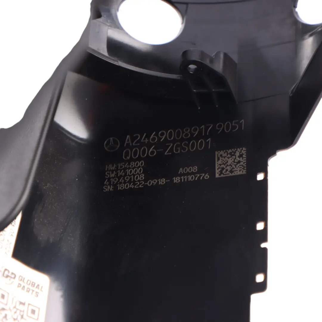 Mercedes W176 W246 Columna Dirección Cubierta Tubo Envolvente Negro - SKU A2469008917-2 - Número de pieza A2469008917