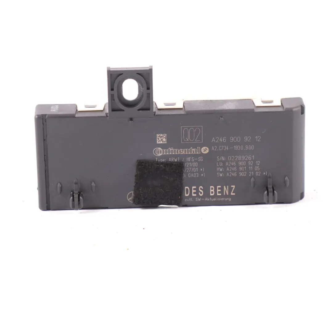 Boot Control Rear Module Unit to Mercedes X117 Tailgate with Part number A2469009212 Mercedes X117 Tailgate Boot Control Rear Module Unit - SKU A2469009212 - Part number A2469009212