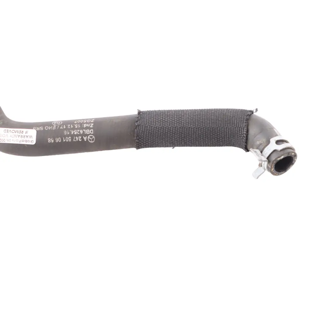 Mercedes W177 Tuyau Conduite Liquide Refroidissement Radiateur - SKU A2475010658 - Numéro de pièce A2475010658